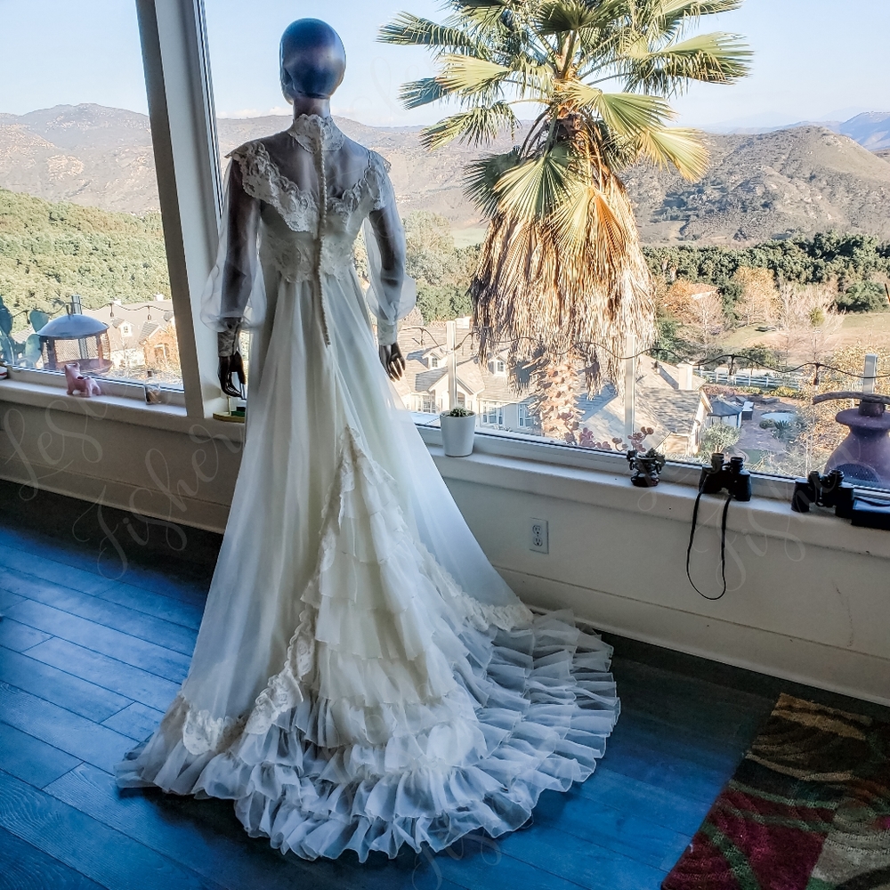 Vintage Wedding Dress - Picture 3 of 8